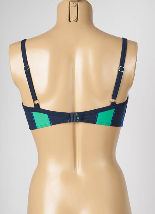 Haut de maillot de bain stretch bleu LIVIA femme
