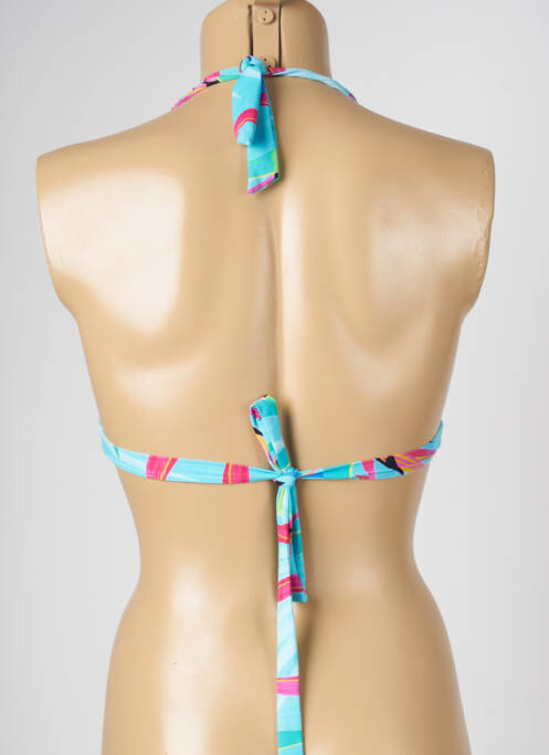 Haut de maillot de bain bleu LIVIA pour femme