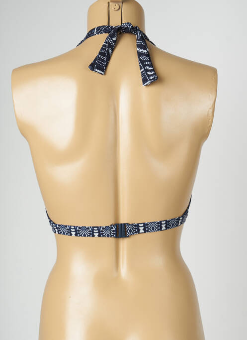 Haut de maillot de bain bleu LIVIA pour femme