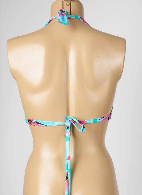 Haut de maillot de bain bleu LIVIA pour femme