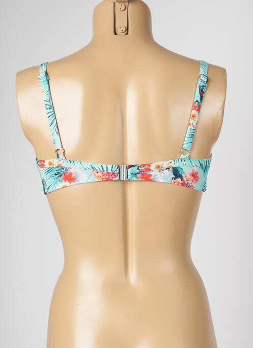 Haut de maillot de bain bleu LIVIA pour femme