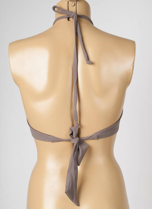 Haut de maillot de bain gris LIVIA pour femme