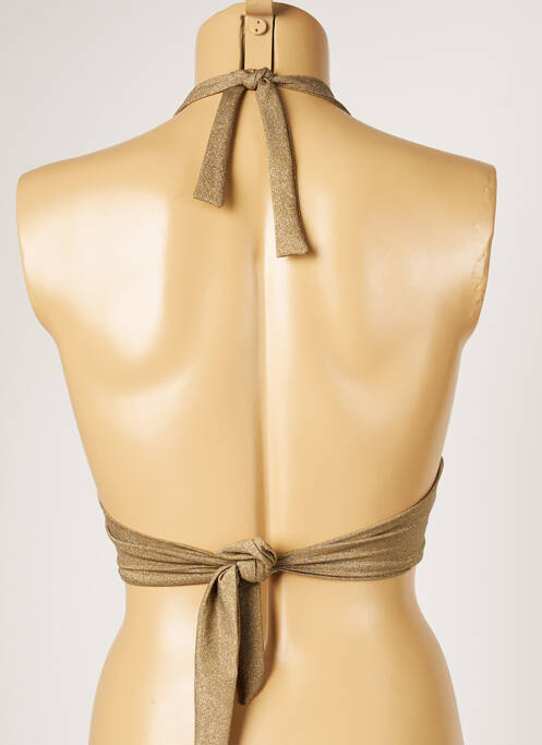 Haut de maillot de bain jaune LIVIA pour femme