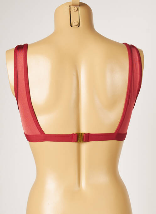 Haut de maillot de bain marron LIVIA pour femme