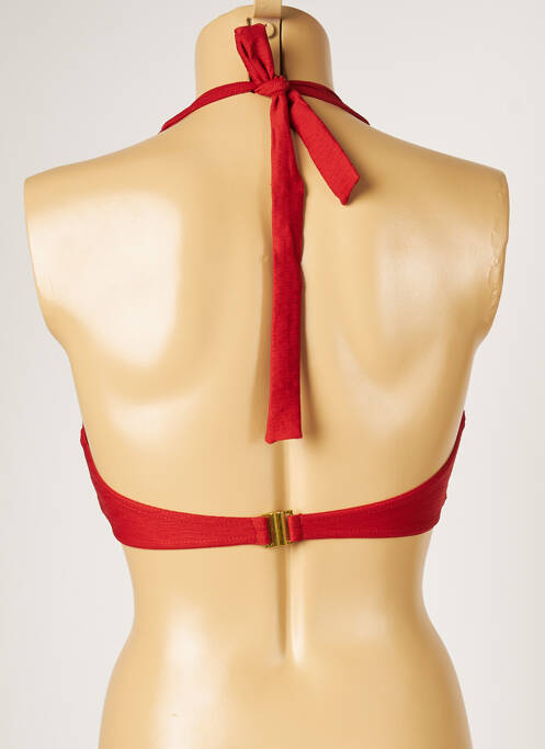 Haut de maillot de bain marron LIVIA pour femme