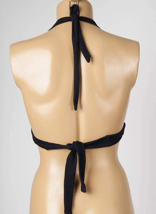 Haut de maillot de bain noir LIVIA pour femme