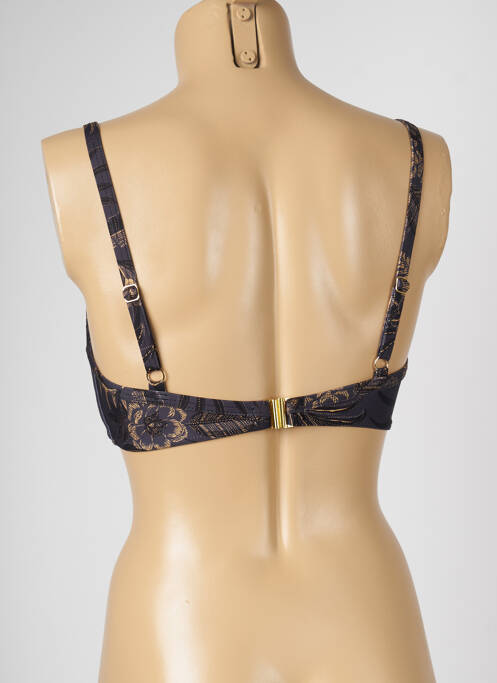 Haut de maillot de bain noir LIVIA pour femme