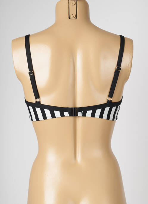 Haut de maillot de bain noir LIVIA pour femme