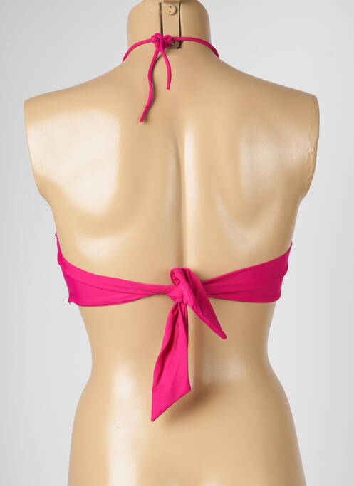 Haut de maillot de bain rose LIVIA pour femme