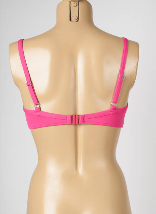 Haut de maillot de bain rose LIVIA pour femme