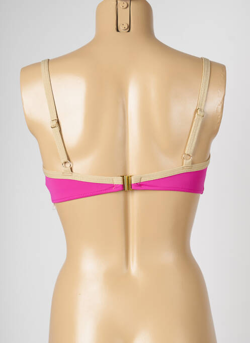 Haut de maillot de bain rose LIVIA pour femme