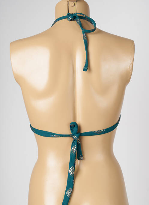 Haut de maillot de bain vert LIVIA pour femme