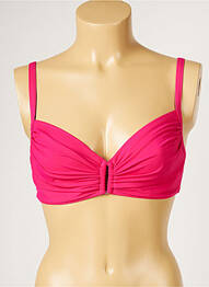 Haut de maillot de bain stretch rose LIVIA femme