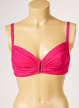 Haut de maillot de bain stretch rose LIVIA femme