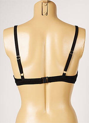 Haut de maillot de bain haut soutien-gorge moulé haut soutien-gorge moulé noir LIVIA femme