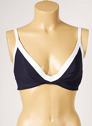 Haut de maillot de bain stretch bleu LIVIA femme