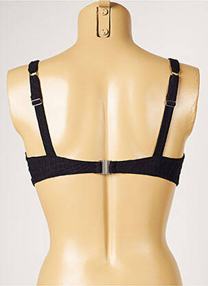 Haut de maillot de bain stretch noir LIVIA femme