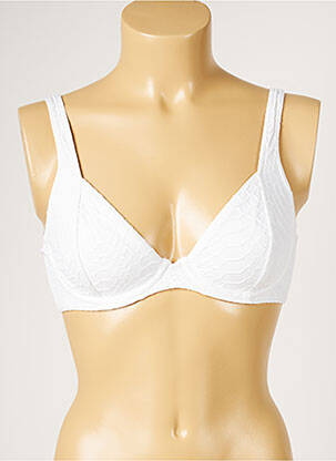 Haut de maillot de bain stretch blanc LIVIA femme