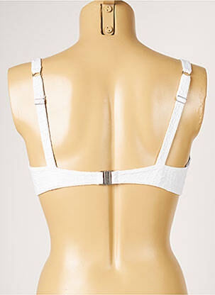 Haut de maillot de bain stretch blanc LIVIA femme