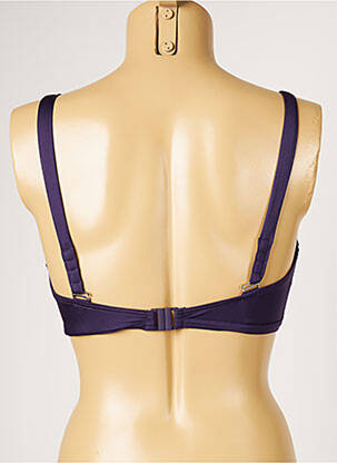Haut de maillot de bain stretch violet LIVIA femme