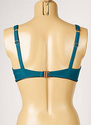 Haut de maillot de bain stretch bleu LIVIA femme