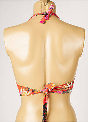 Haut de maillot de bain stretch orange LIVIA femme