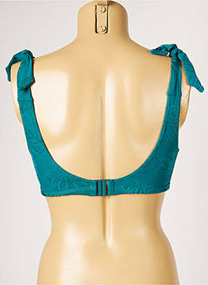 Haut de maillot de bain stretch bleu LIVIA femme