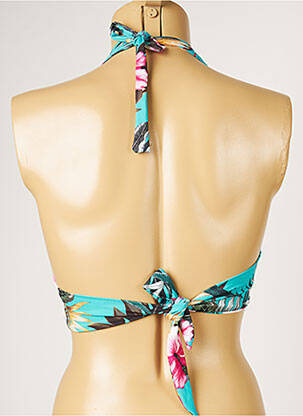 Haut de maillot de bain stretch bleu LIVIA femme