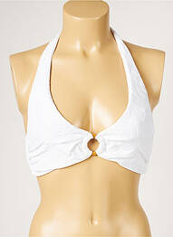Haut de maillot de bain stretch blanc LIVIA femme
