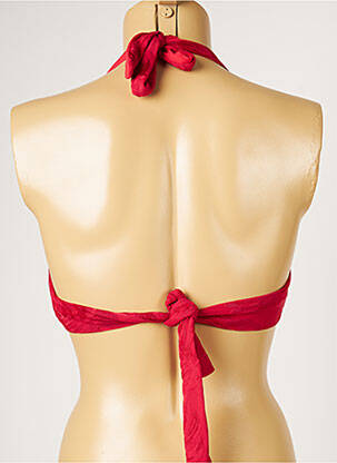 Haut de maillot de bain stretch rouge LIVIA femme