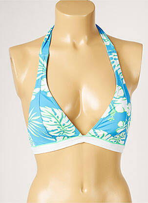 Haut de maillot de bain haut soutien-gorge moulé haut soutien-gorge moulé bleu LIVIA femme