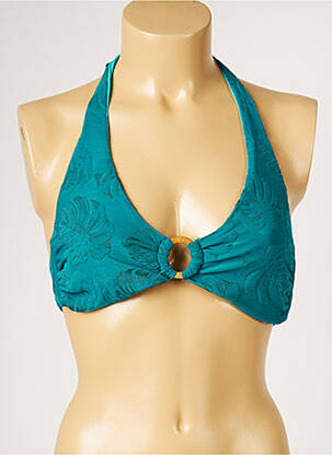 Haut de maillot de bain stretch bleu LIVIA femme