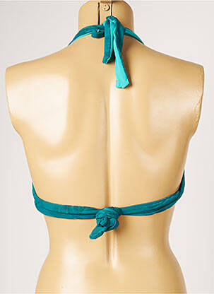 Haut de maillot de bain stretch bleu LIVIA femme