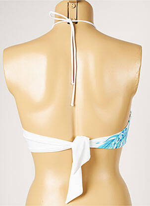 Haut de maillot de bain stretch haut bandeau blanc LIVIA femme