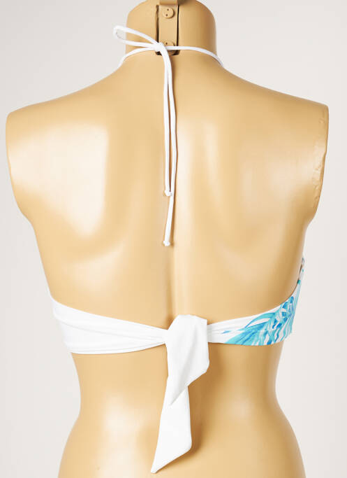 Haut de maillot de bain blanc LIVIA pour femme