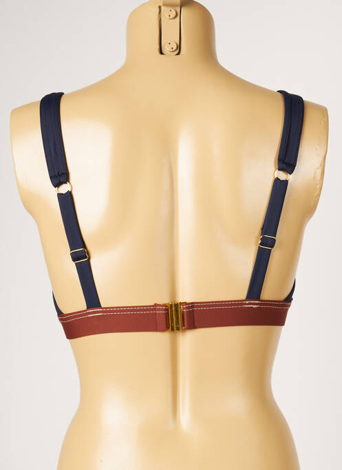 Haut de maillot de bain bleu LIVIA pour femme