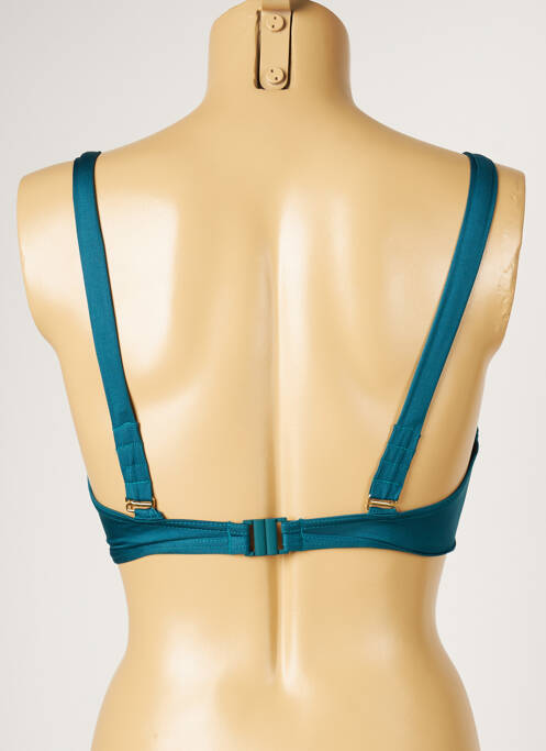 Haut de maillot de bain bleu LIVIA pour femme