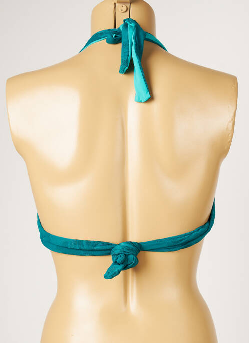 Haut de maillot de bain bleu LIVIA pour femme