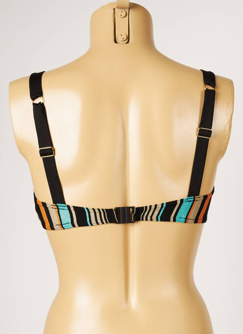 Haut de maillot de bain noir LIVIA pour femme