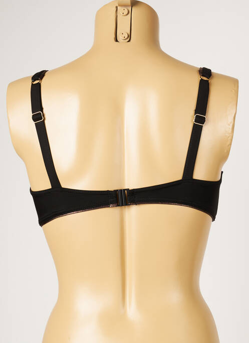 Haut de maillot de bain noir LIVIA pour femme