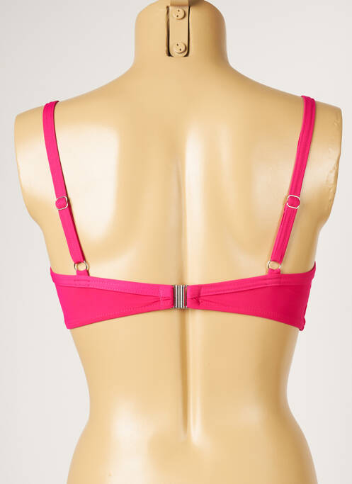 Haut de maillot de bain rose LIVIA pour femme