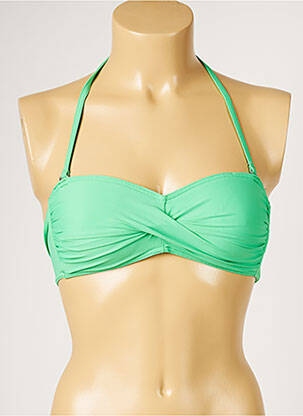 Haut de maillot de bain haut soutien-gorge moulé haut soutien-gorge moulé vert LIVIA femme