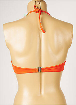 Haut de maillot de bain haut soutien-gorge moulé haut soutien-gorge moulé orange LIVIA femme