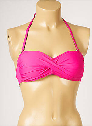 Haut de maillot de bain haut soutien-gorge moulé haut soutien-gorge moulé rose LIVIA femme