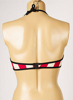 Haut de maillot de bain haut soutien-gorge moulé haut soutien-gorge moulé rouge LIVIA femme