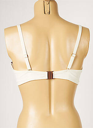 Haut de maillot de bain haut soutien-gorge moulé haut soutien-gorge moulé beige LIVIA femme