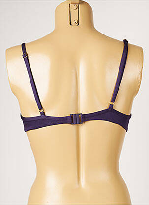 Haut de maillot de bain haut soutien-gorge moulé haut soutien-gorge moulé violet LIVIA femme