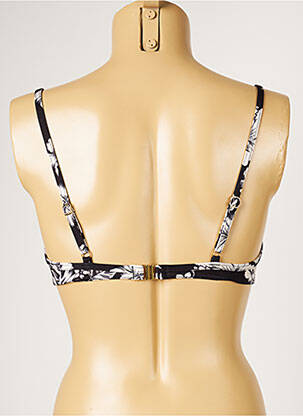 Haut de maillot de bain haut soutien-gorge moulé haut soutien-gorge moulé noir LIVIA femme