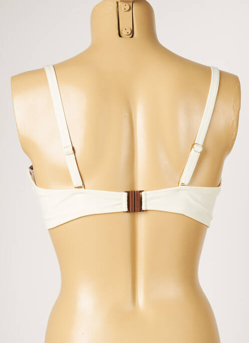 Haut de maillot de bain beige LIVIA pour femme