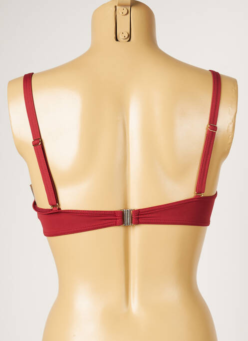 Haut de maillot de bain marron LIVIA pour femme